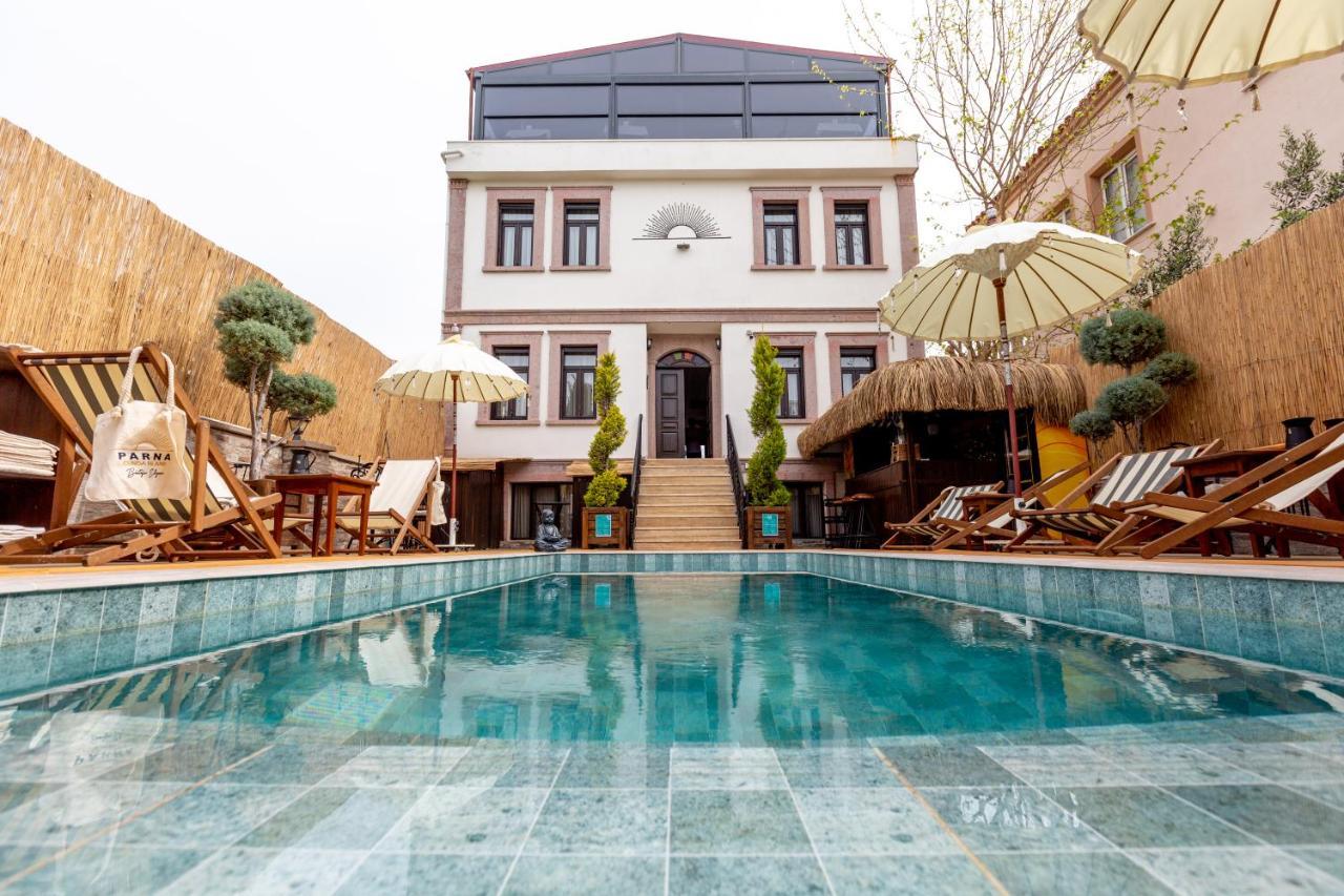 Parna Hotel Cunda Bagian luar foto