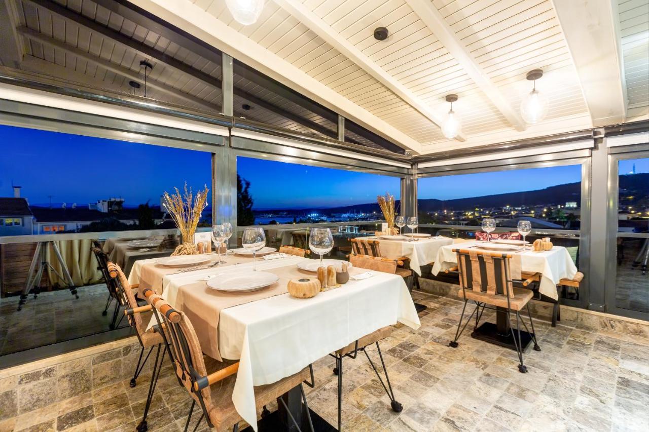 Parna Hotel Cunda Bagian luar foto