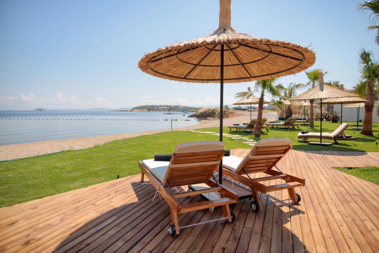 Parna Hotel Cunda Bagian luar foto